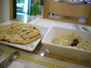 Pita and hummus