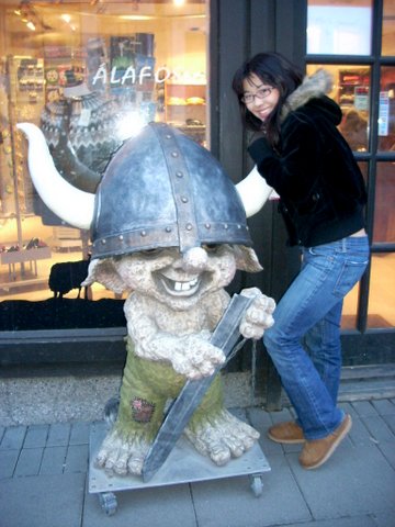 The only viking we saw.