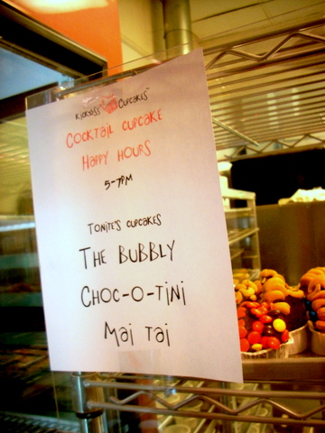 The three course menu