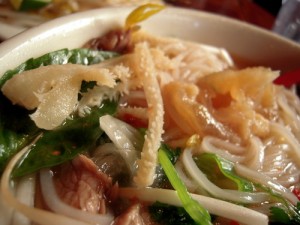 Awesome egg sandwiches, tripe-laden bowls of pho, and Lingbo in a beesuit.