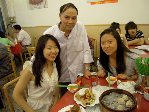 The owner (center) was hilarious. He also had me serve as a translator for some Americans that came in who wanted to eat pork fried rice and fried pork ribs. I tried to steer them away from that option (because I had it, and it sucked) but hey, if you're determined...