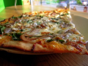 The Blue October Pizza at Zing! Pizza