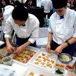 Craigie table, doing their prep