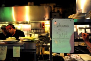 Small Asian Girl vs. Pasta From Hell — East Coast Grill’s 100th Hell Night
